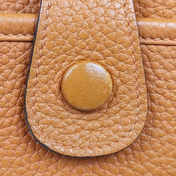 Hermes Evelyne Iii Gm Large Clemence Orange Leather Cross Body Bag - Picture 6 of 12
